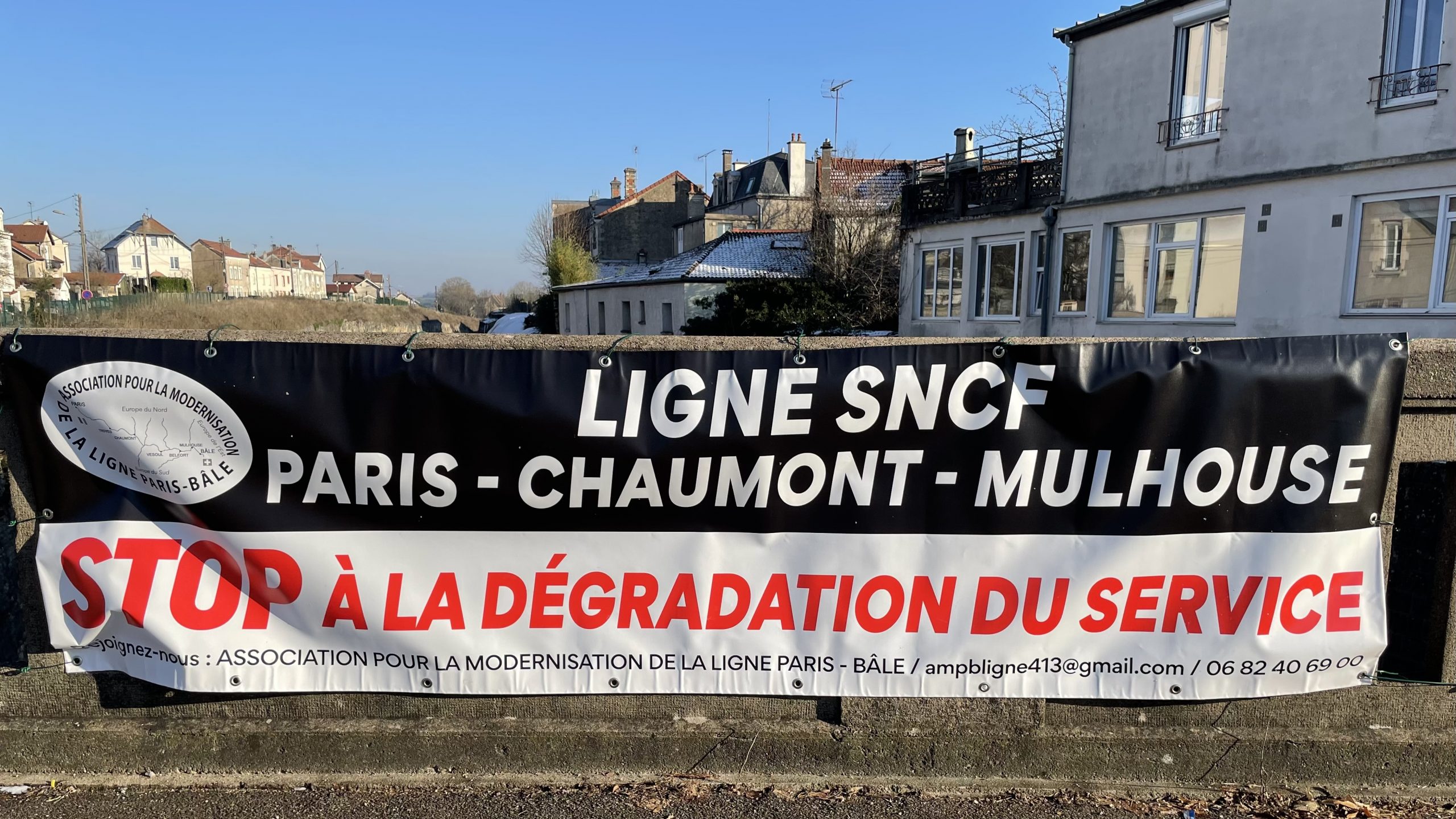Chaumont Ligne 4 défendre le service public