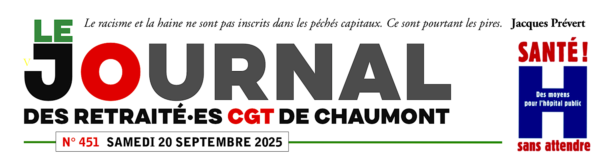 Journal des retraités N°451