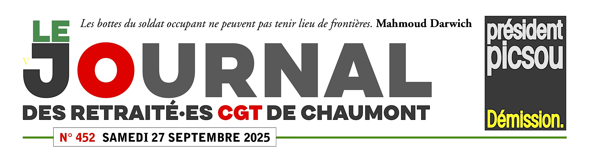 Journal des retraités N°452