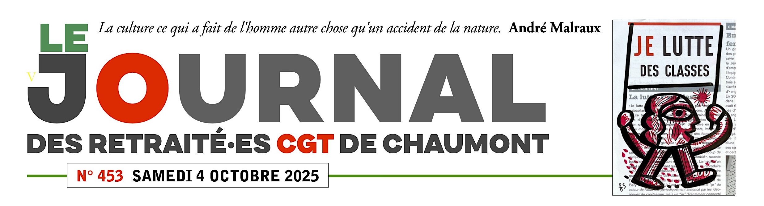Journal des retraités N°453