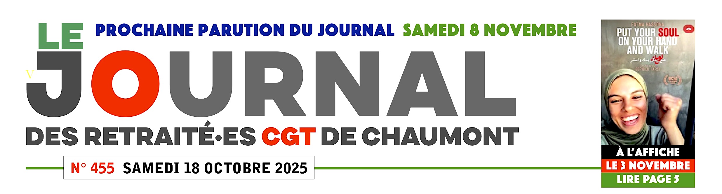 Journal des retraités N°455