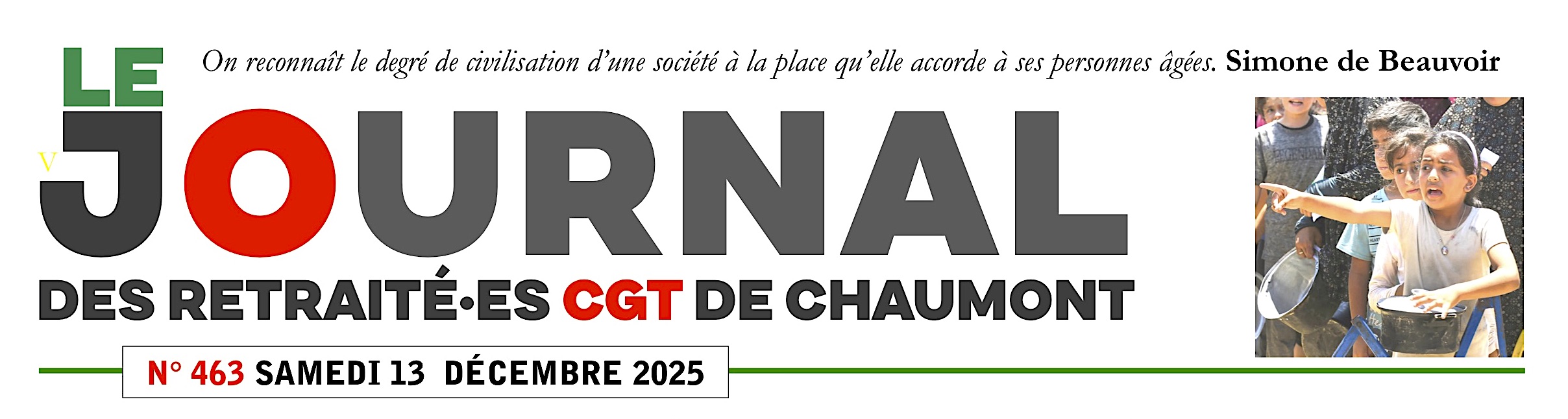 Journal des retraités N°463