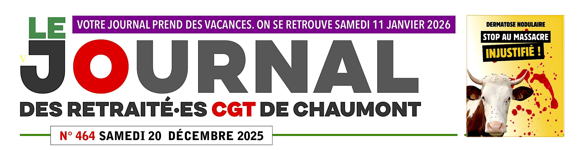 Journal des retraités N°464