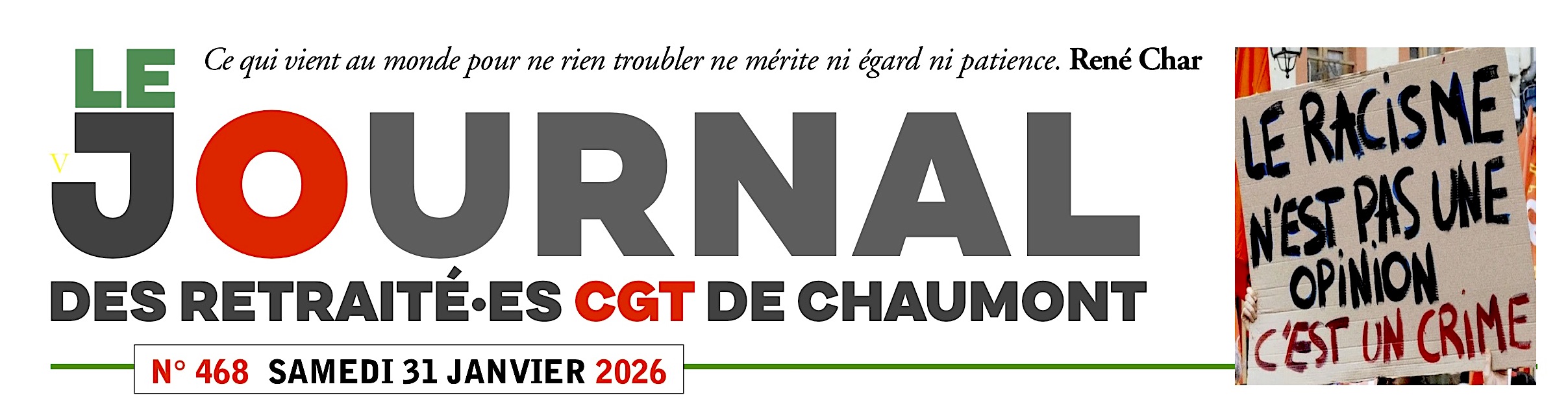Journal des retraités N°468