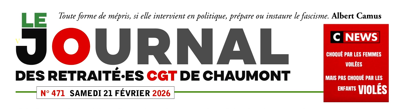 Journal des retraités N°471