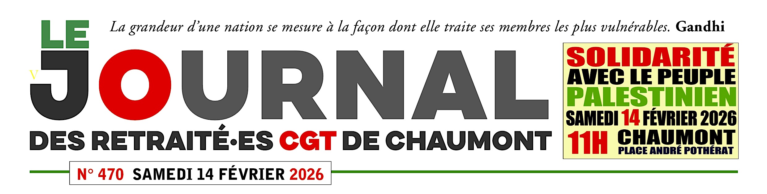 Journal des retraités N°470