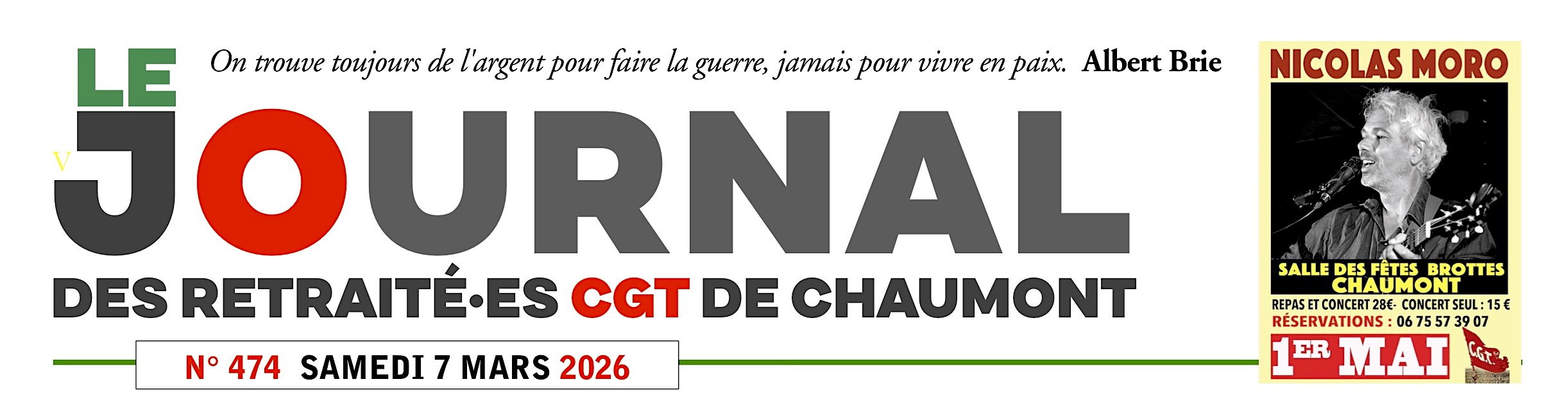 Journal des retraités N°474