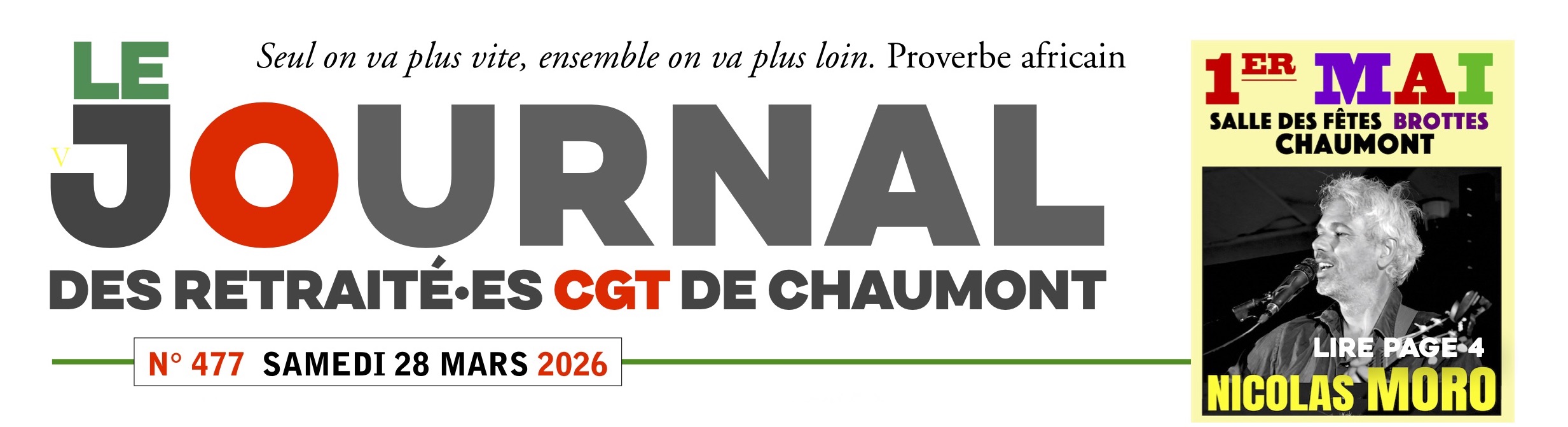 Journal des retraités N°477