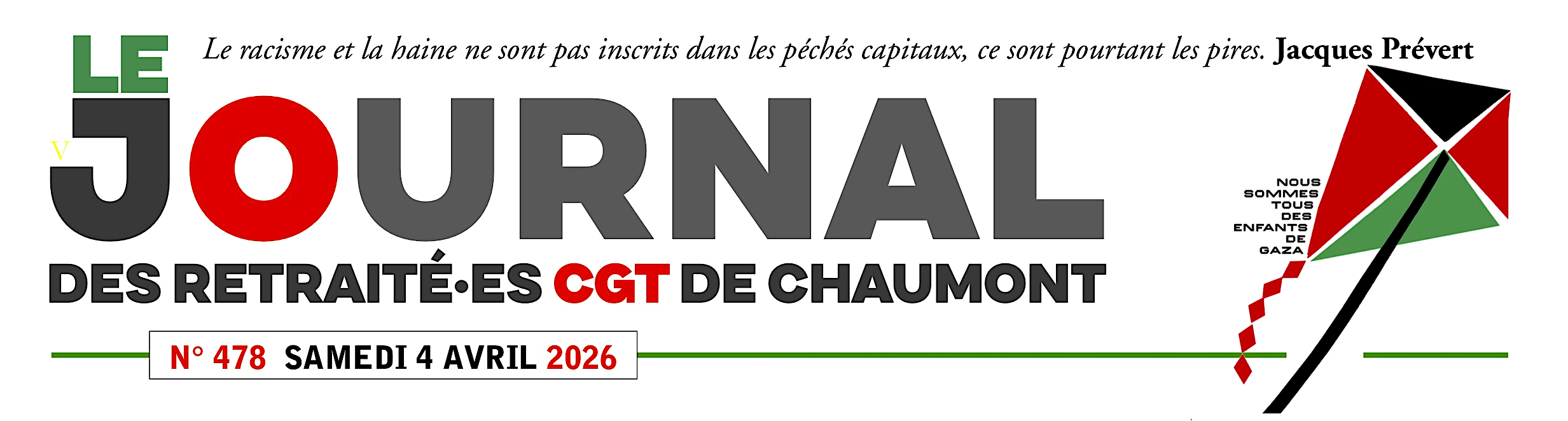 Journal des retraités N°478