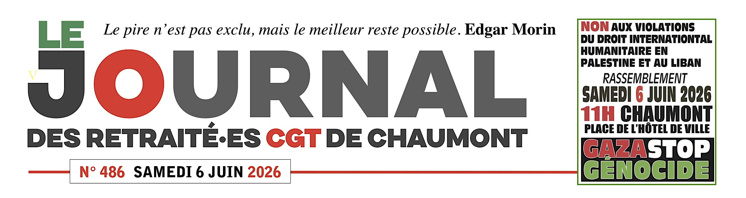 Journal des retraités N°486
