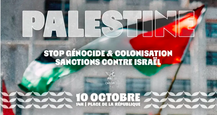 Palestine : mobilisation internationale le 10 octobre